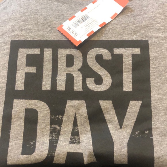 Cat & Jack Boys First Day Of  T-Shirt - Picture 5 of 6